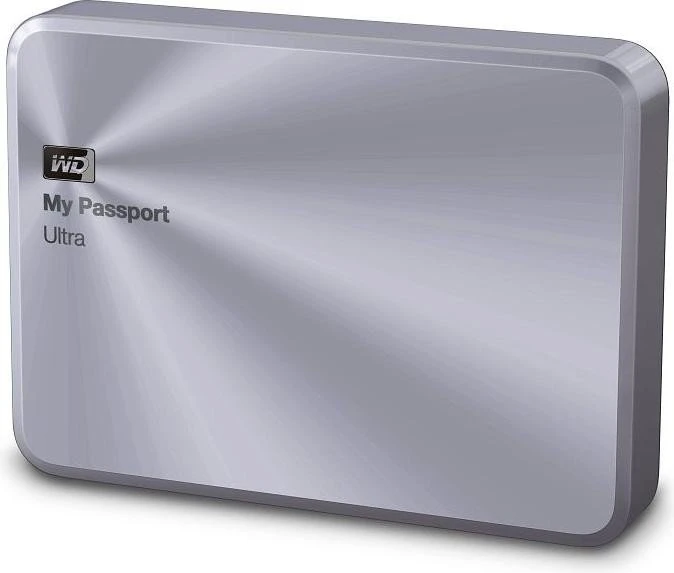 Western Digital WD My Passport Ultra Metal silber, 4TB, USB 3.0 Micro-B