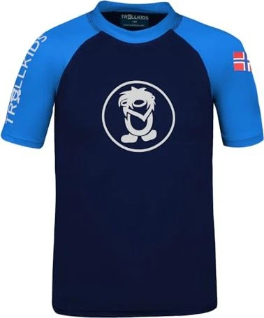 Trollkids Kvalvika Funktionsshirt kurzarm navy/blue (Junior)