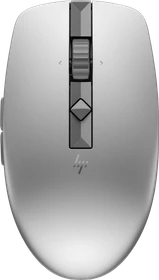 HP 710 Rechargeable Silent Mouse silber, USB/Bluetooth