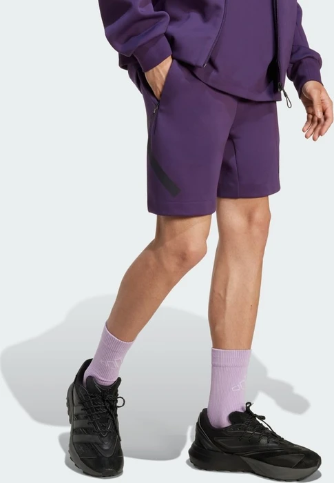adidas Z.N.E. Trainingshose kurz aurora plum (Herren)