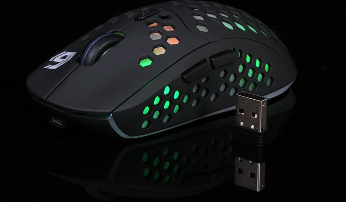 Gembird Ragnar WRX500 Wireless RGB Gaming Mouse schwarz, USB