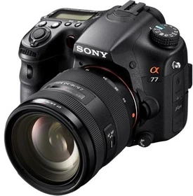 Sony Alpha 77 mit Objektiv 16-50mm 2.8 DT SSM