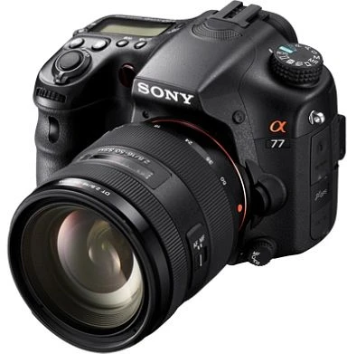 Sony Alpha 77 mit Objektiv 16-50mm 2.8 DT SSM