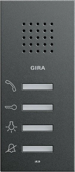 Gira System 55 Wohnungsstation AP, Innenstation, Aufputz, Anthrazit
