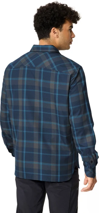 Vaude Neshan IV Hemd langarm caspian blue (Herren)