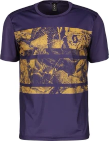 Scott Trail Flow Trikot kurzarm cyber purple/silt beige (Herren)