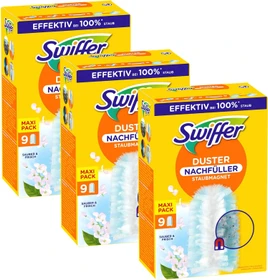 Swiffer Staubmagnet Tücher mit Febreze Duft Nachfüllpack, 9 Stück