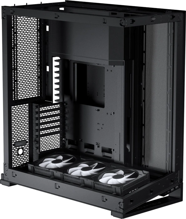 Phanteks NV9 Satin Black, schwarz, Glasfenster