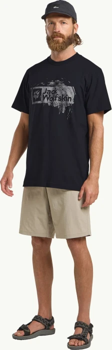 Jack Wolfskin Brand T-Shirt kurzarm wood dark navy (Herren)