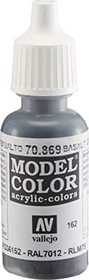 Vallejo Model Color rev.2 187 basalt grey, 18ml