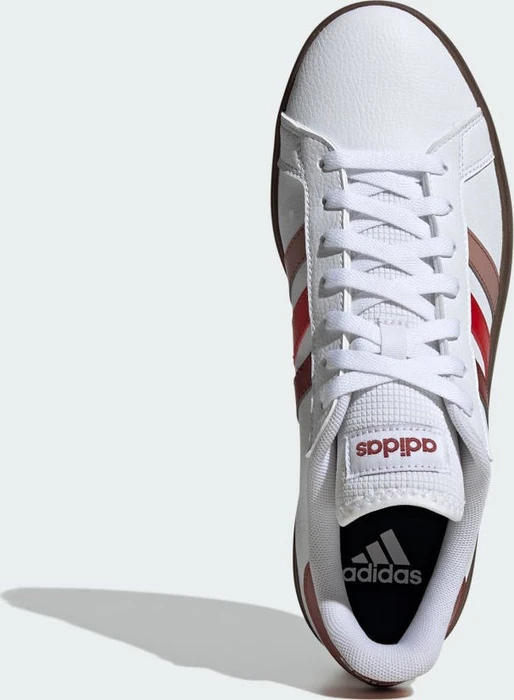 adidas Grand Court TD Lifestyle Court Casual cloud white/preloved ruby/better scarlet (Herren)