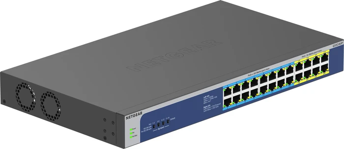 Netgear GS500 Desktop Gigabit Switch, 24x RJ-45, 480W PoE++