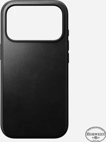 Nomad Modern Leather Case (Horween) für Apple iPhone 18 Pro schwarz