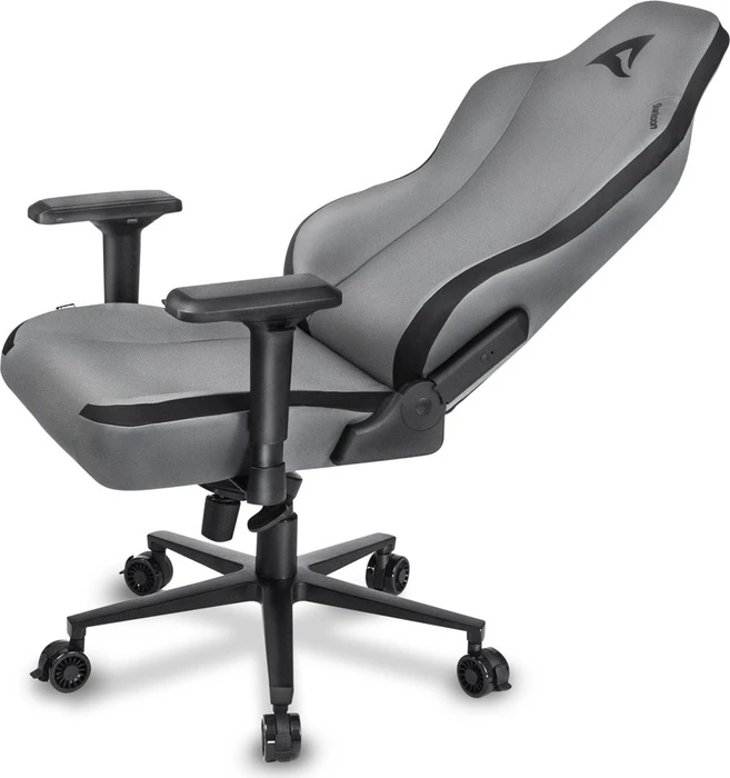 Sharkoon Skiller SGS40 Kunstleder Gamingstuhl, grau/schwarz