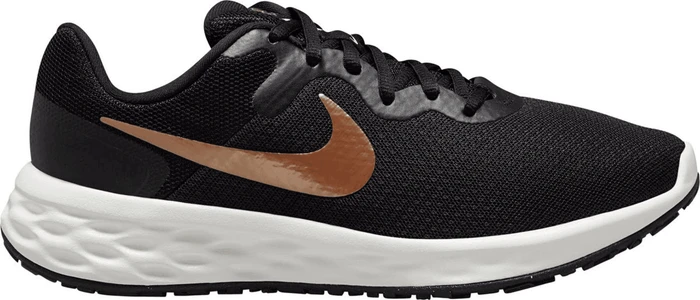 Nike Revolution 6 Next Nature black/summit white/metallic copper coin (Damen)