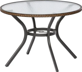 Merxx Ravenna Gartentisch 100cm schoko