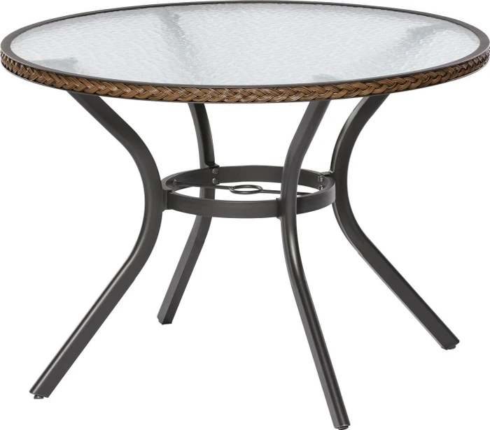 Merxx Ravenna Gartentisch 100cm schoko