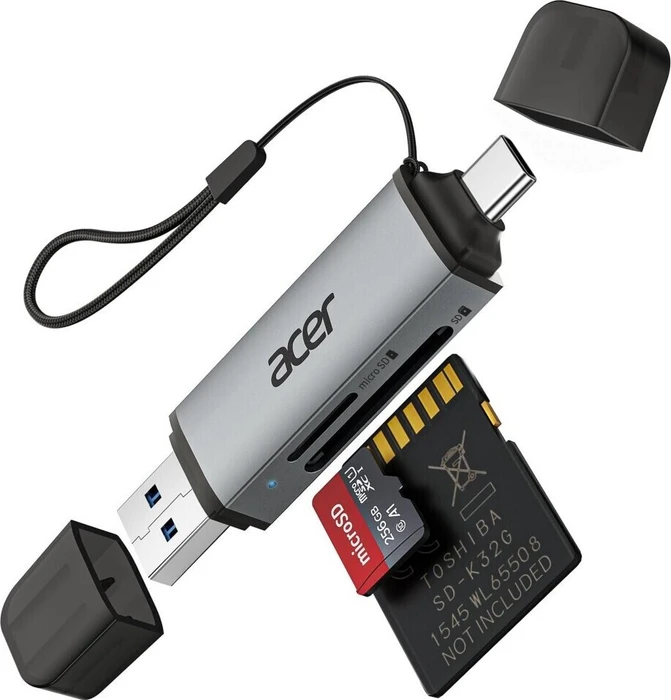 Acer Dual-Slot-Cardreader, USB-C 3.0 [Stecker]