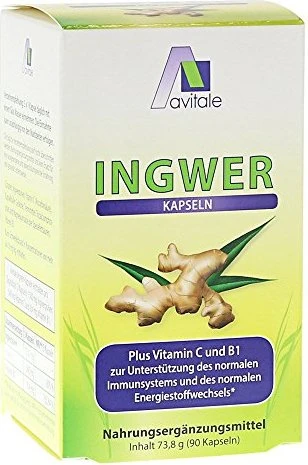 Avitale Ingwer Kapseln, 90 Stück