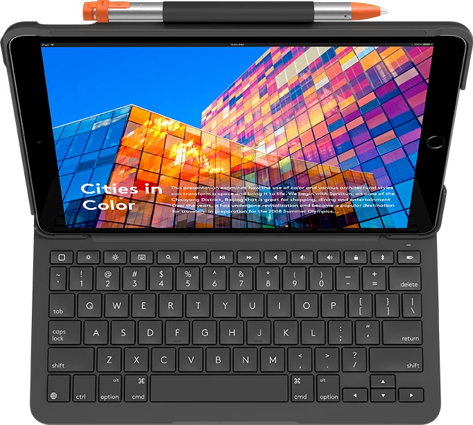 Logitech Slim Folio für iPad Air 3, schwarz, CH (920-009485) – Bild 2 von 5