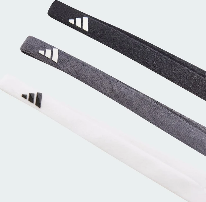 adidas 3er-Pack Haarband black/grey six