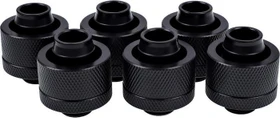 Alphacool Eiszapfen Schlauchanschluss G1/4" auf 19/13mm, 6er-Pack schwarz