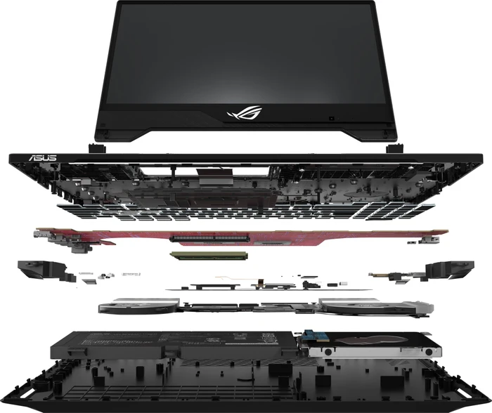ASUS ROG Strix Scar II GL504GV-ES087T, schwarz, Core i7-8750H, 16GB RAM, 512GB SSD, GeForce RTX 2060, DE