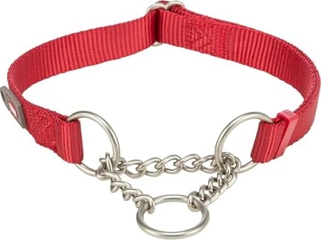 Trixie Premium Zug-Stopp-Halsband, M-L, rot