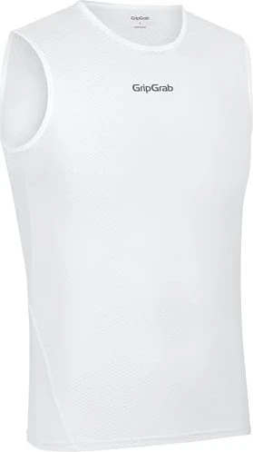 GripGrab Ultralight Mesh Base Layer Funktionsshirt ärmellos weiß (Herren)