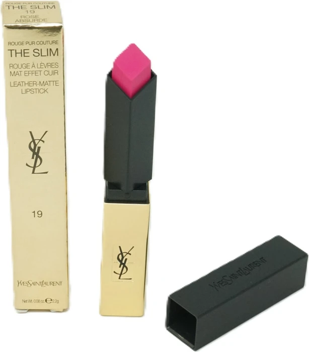 Yves Saint Laurent Rouge Pur Couture The Slim Lippenstift 19 rose absurde, 2.1g