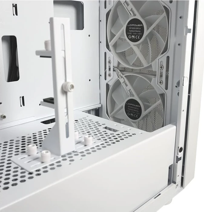 LC-Power Gaming 810W Bright_Crawler_X, weiß, Glasfenster