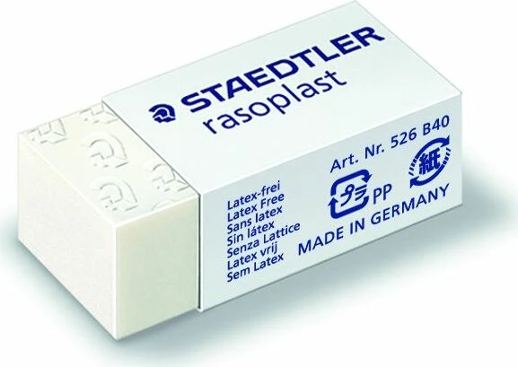 Staedtler Radierer rasoplast 526 B, weiß