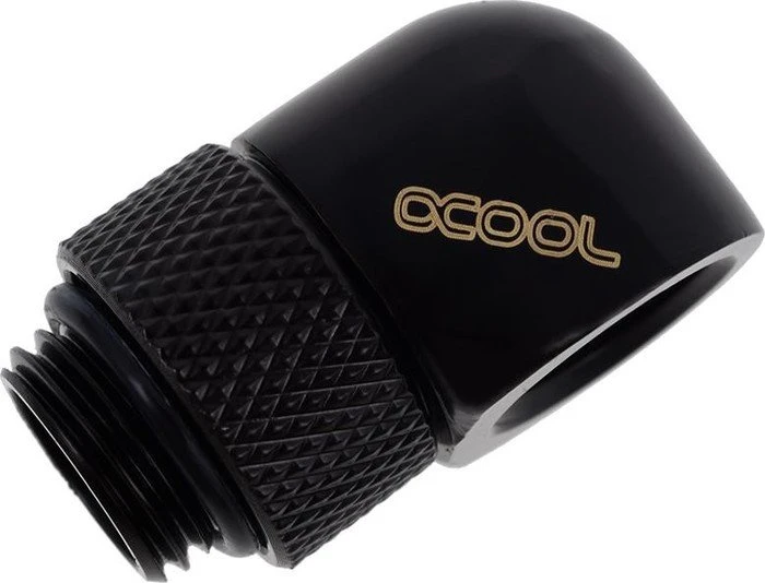 Alphacool Eiszapfen 90° L-Verbinder G1/4" AG auf G1/4" IG, deep black