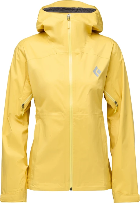 Black Diamond FineLine Stretch Rain Shell Funktionsjacke soft ochre (Damen)