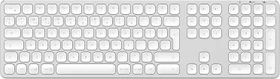 Satechi Aluminium Wireless Keyboard, silber, Bluetooth, UK (ST-AMBKS-UK)