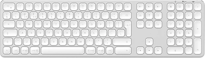 Satechi Aluminium Wireless Keyboard, silber, Bluetooth, UK