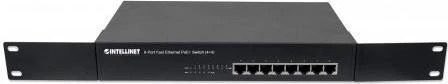 Intellinet Desktop Switch, 8x RJ-45, 70W PoE+