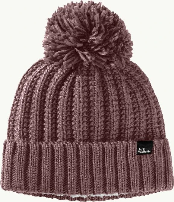 Jack Wolfskin Highloft Knit Beanie red coral (Damen)
