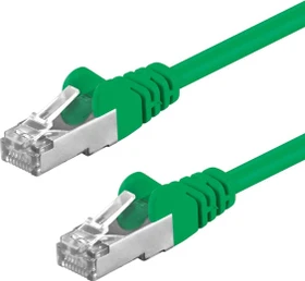 goobay Patchkabel, Cat5e, F/UTP, RJ-45/RJ-45, 20m, grün