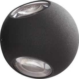 AEG Gus LED Wandleuchte 3-flammig anthrazit