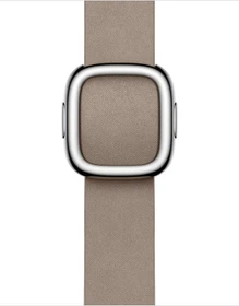 Apple Feingewebe Armband mit moderner Schließe Medium für Apple Watch 41mm Mandel