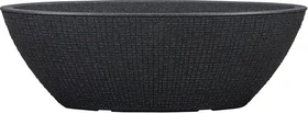 Scheurich Barceo Jardiniere oval 58.5x23.7cm stony black