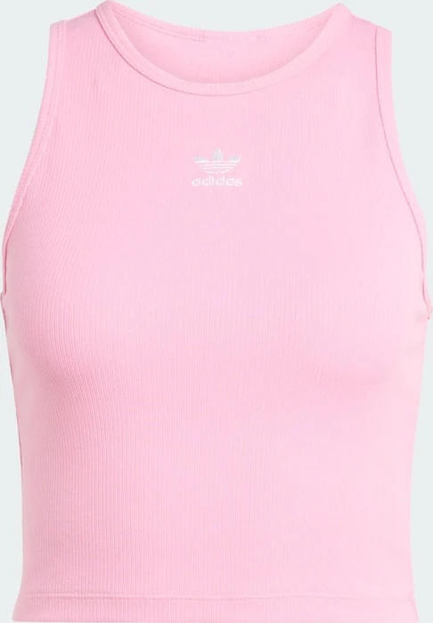 adidas Essentials Ribbed Funktionsshirt ärmellos semi pink glow (Damen)