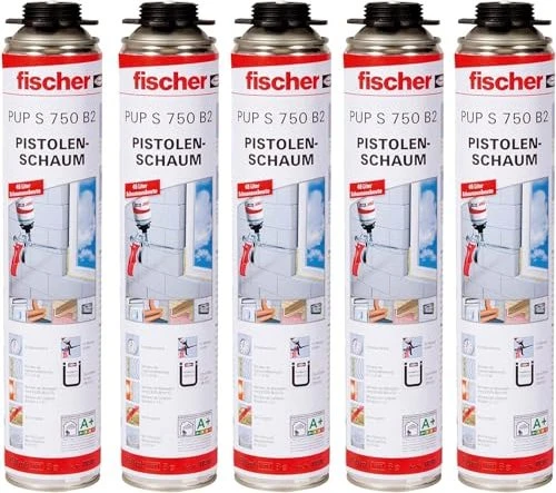 fischer PUP S 750 B2 Profi Montageschaum beige, 750ml