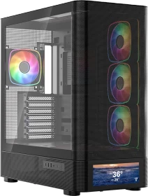 Modecom Volcano AQ500 ARGB Black, Glasfenster (MC-A-AQ500-4FA-B)