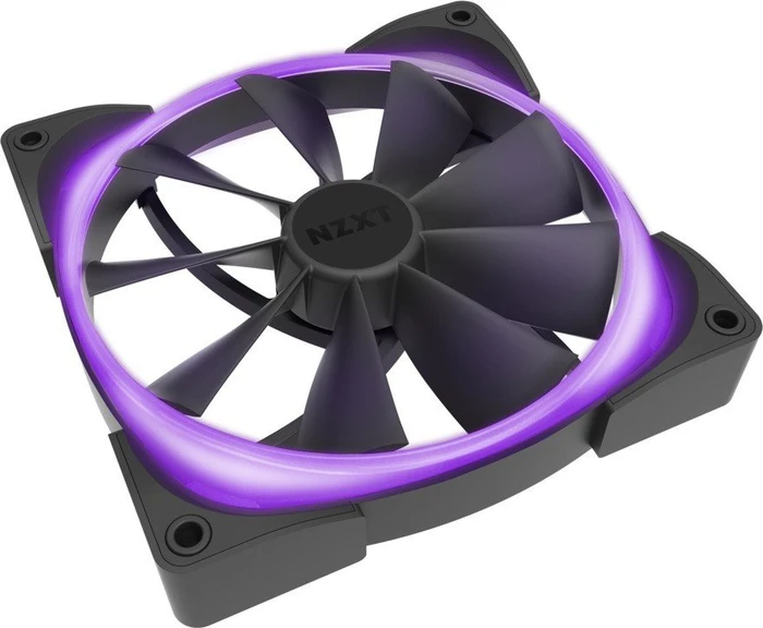 NZXT Aer RGB 2 Starter Kit, Matte Black, schwarz, LED-Steuerung, 120mm, 2er-Pack