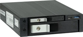 Inter-Tech ST-7227U, 1x 5.25" Wechselrahmen auf 1x 3.5" und 1x 2.5"