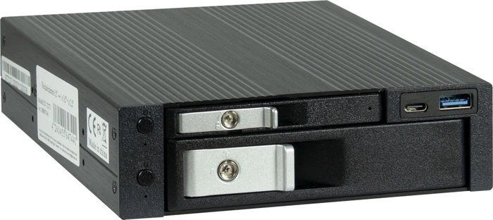 Inter-Tech ST-7227U, 1x 5.25" Wechselrahmen auf 1x 3.5" und 1x 2.5"