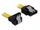 DeLOCK SATA 6Gb/s Kabel gelb 0.3m, unten/gerade (82806)
