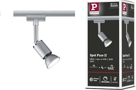 Paulmann URail Pure II Schienensystem Spot GU10 chrom matt, 1 Stück